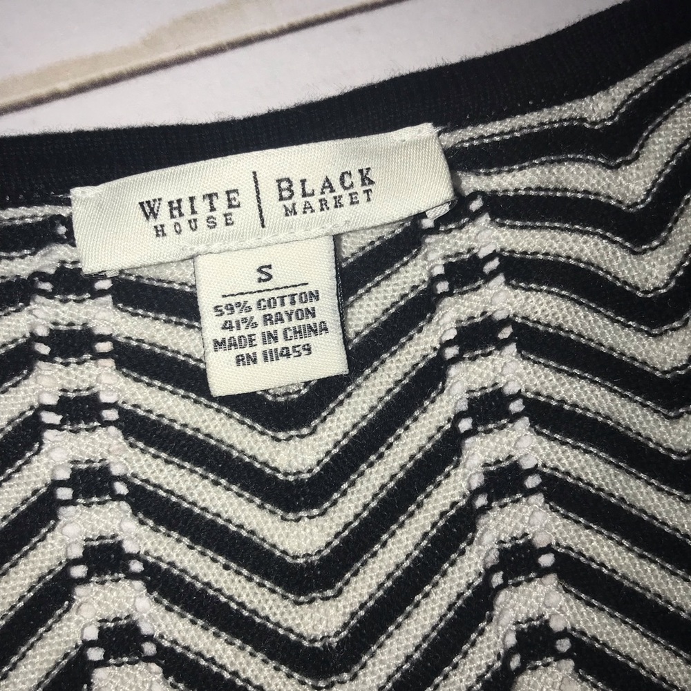 Whbm Zigzag Button Front Cardigan - image 4